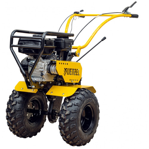 Мотоблок Denzel DPT-370-PRO, 7 л.с, ременное сцепление, ширина 90 см, глубина 35 см, фрез 3 х 4, ШОМ, передачи 4В/2Н / 56404